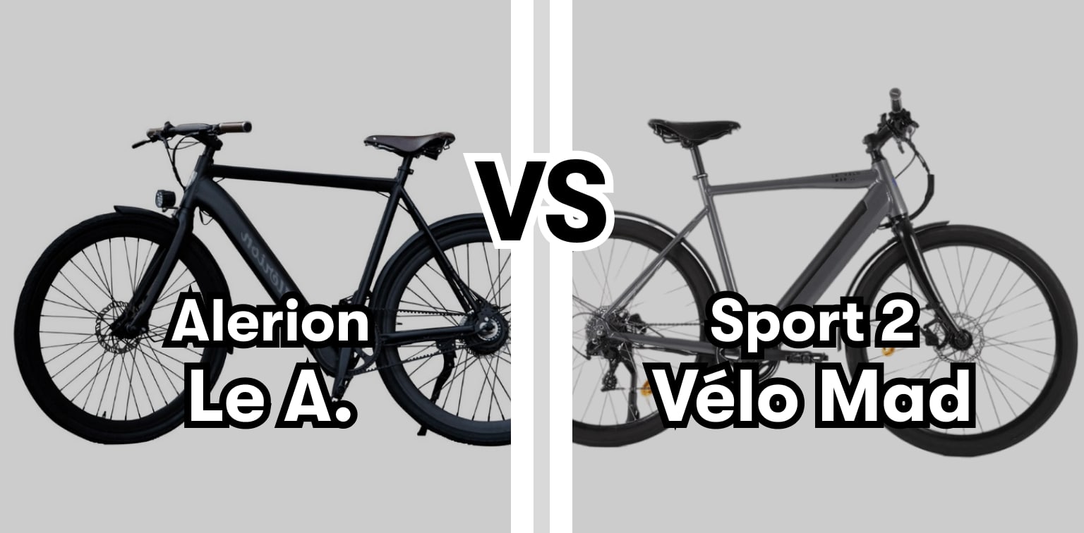 Comparatif : A. de Alerion vs Vélo Mad Sport 2