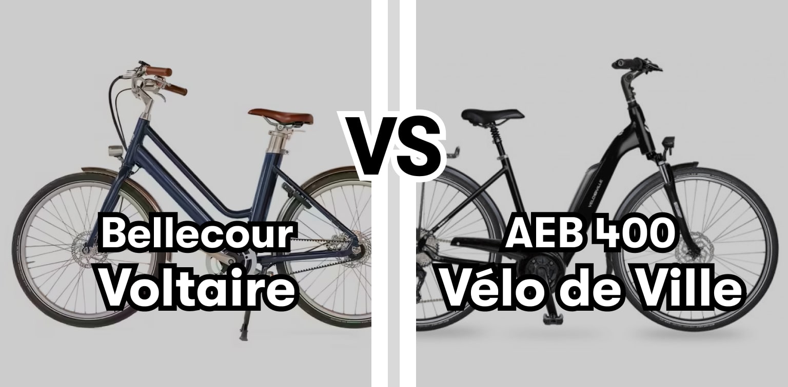 Comparatif : Voltaire Bellecour vs Vélo de Ville AEB 400
