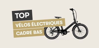 Les meilleurs vélos électriques à cadre bas