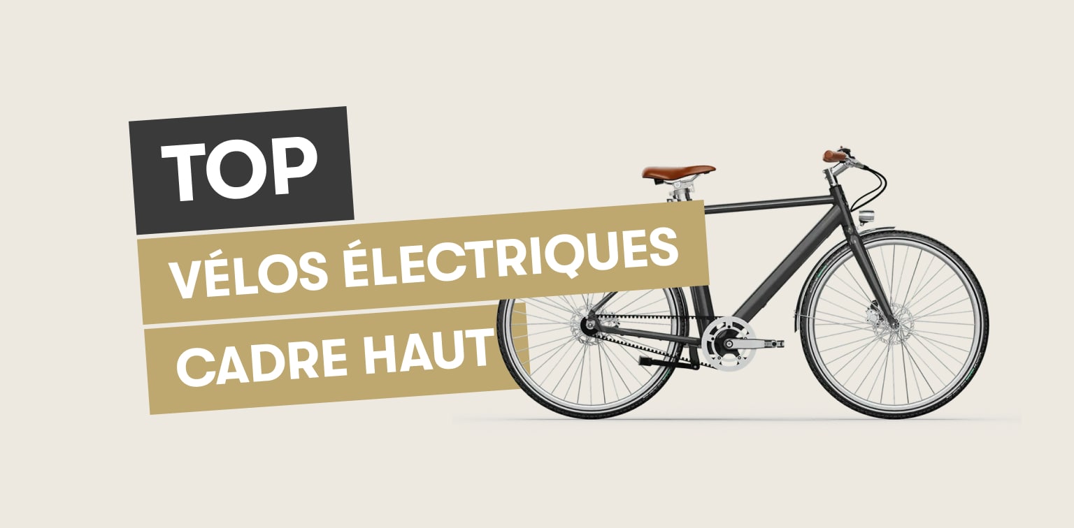 Les meilleurs vélos électriques à cadre haut