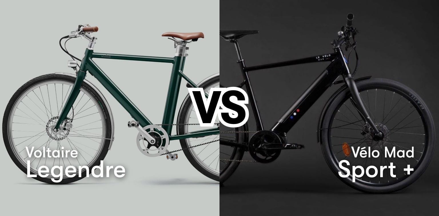 Comparatif : Voltaire Legendre vs Vélo Mad Sport +
